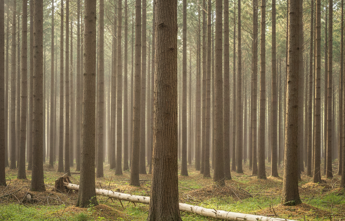 Bossen van ayous hout
